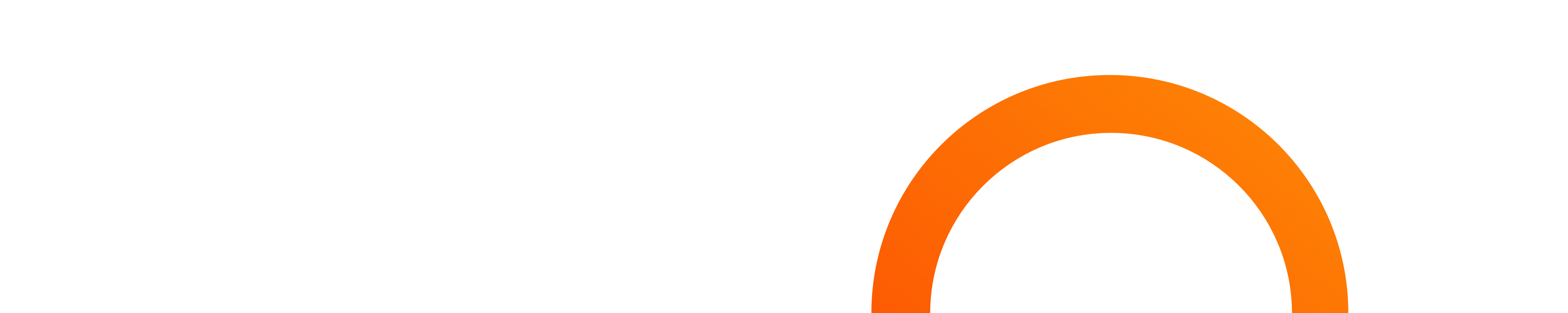 Gradient circle graphic on white background.